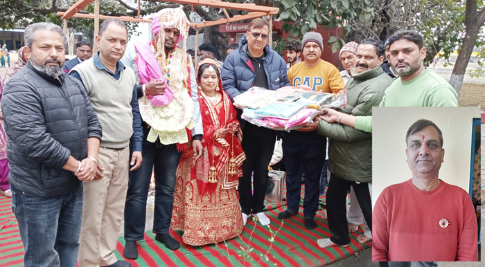 माता कल्याणी वेलफेयर सोसायटी खणी ने आर्थिक रूप से कमजोर परिवारों की लड़कियों की शादी कराकर सराहनीय कार्य किया।